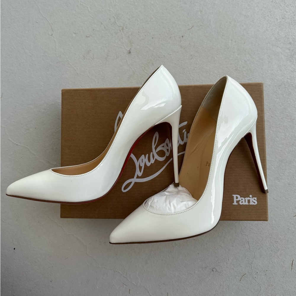 Pigalle Follies Snow White 38.5 Christian Louboutin heels